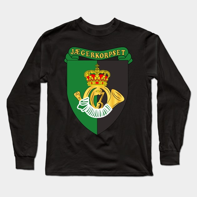 Denmark - Jaeger Corps - Special Opns Command wo Txt Long Sleeve T-Shirt by twix123844